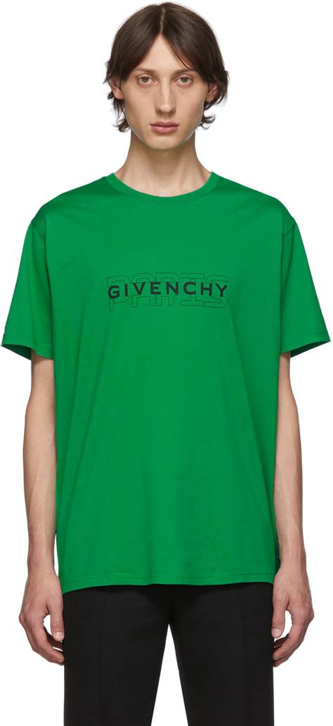 givenchy paris t shirt green|givenchy t shirt euro.